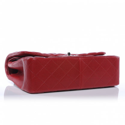 Chanel Caviar Jumbo Double Flap Red 4 of 7