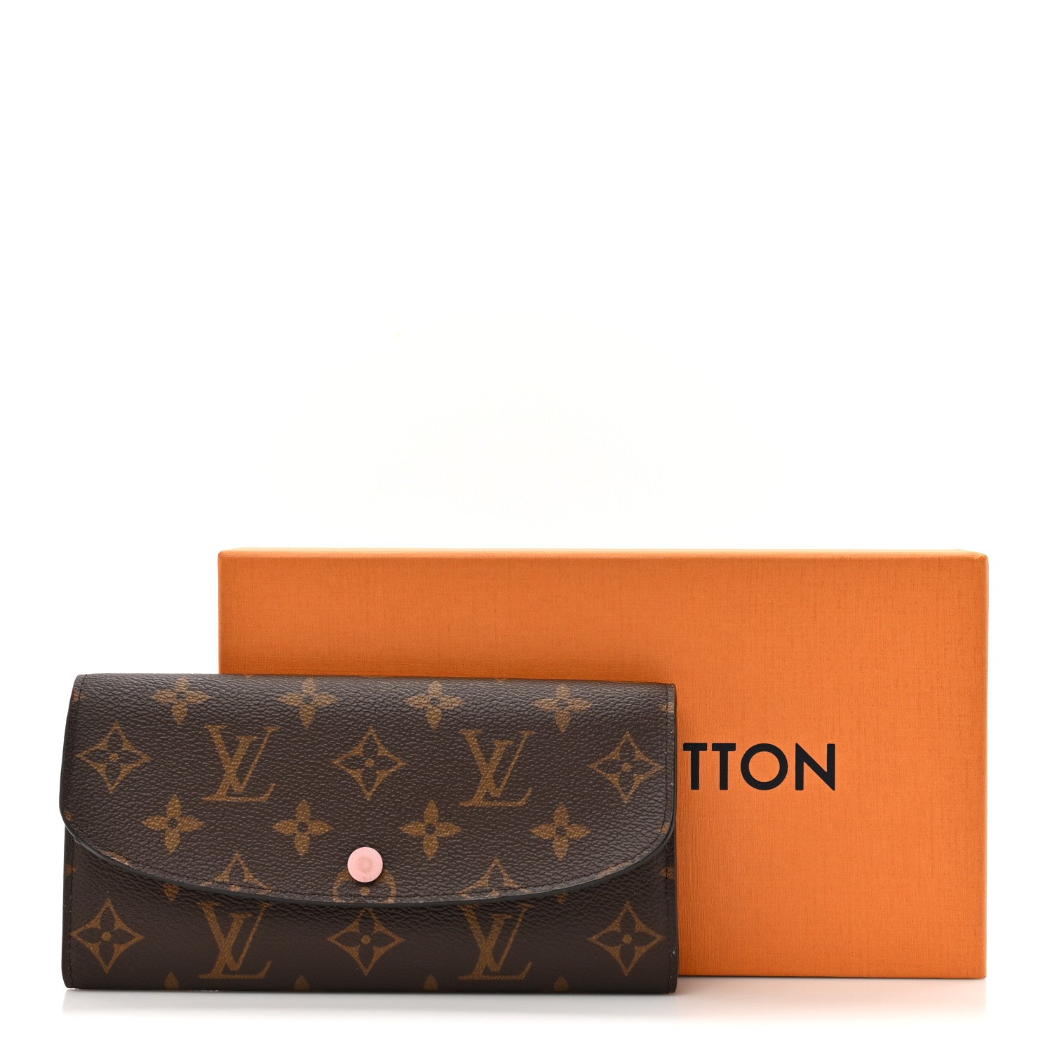 Louis Vuitton Monogram Emilie Wallet Rose Ballerine 9 of 9