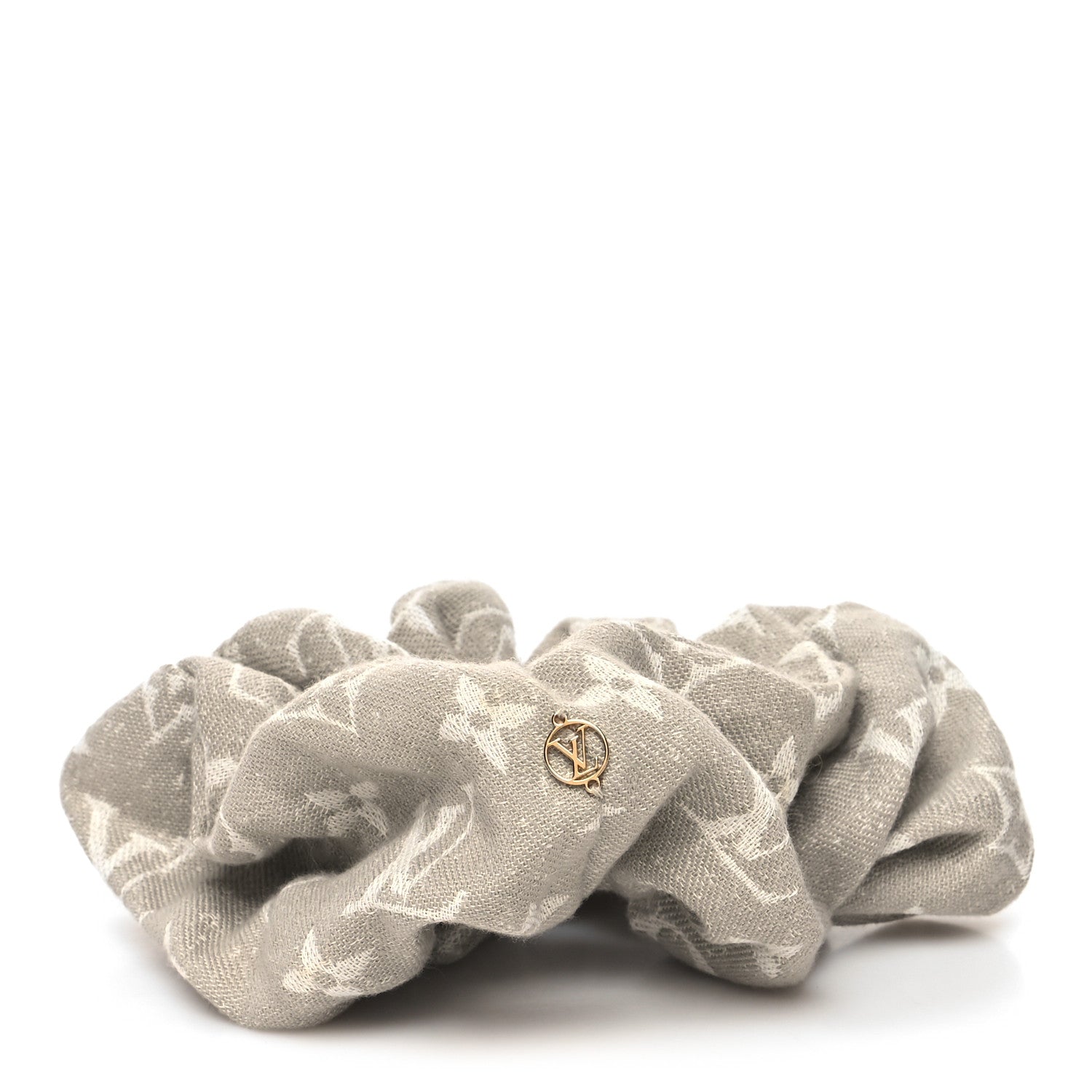 Louis Vuitton Cotton Denim Chouchou Scrunchy Beige 1 of 3