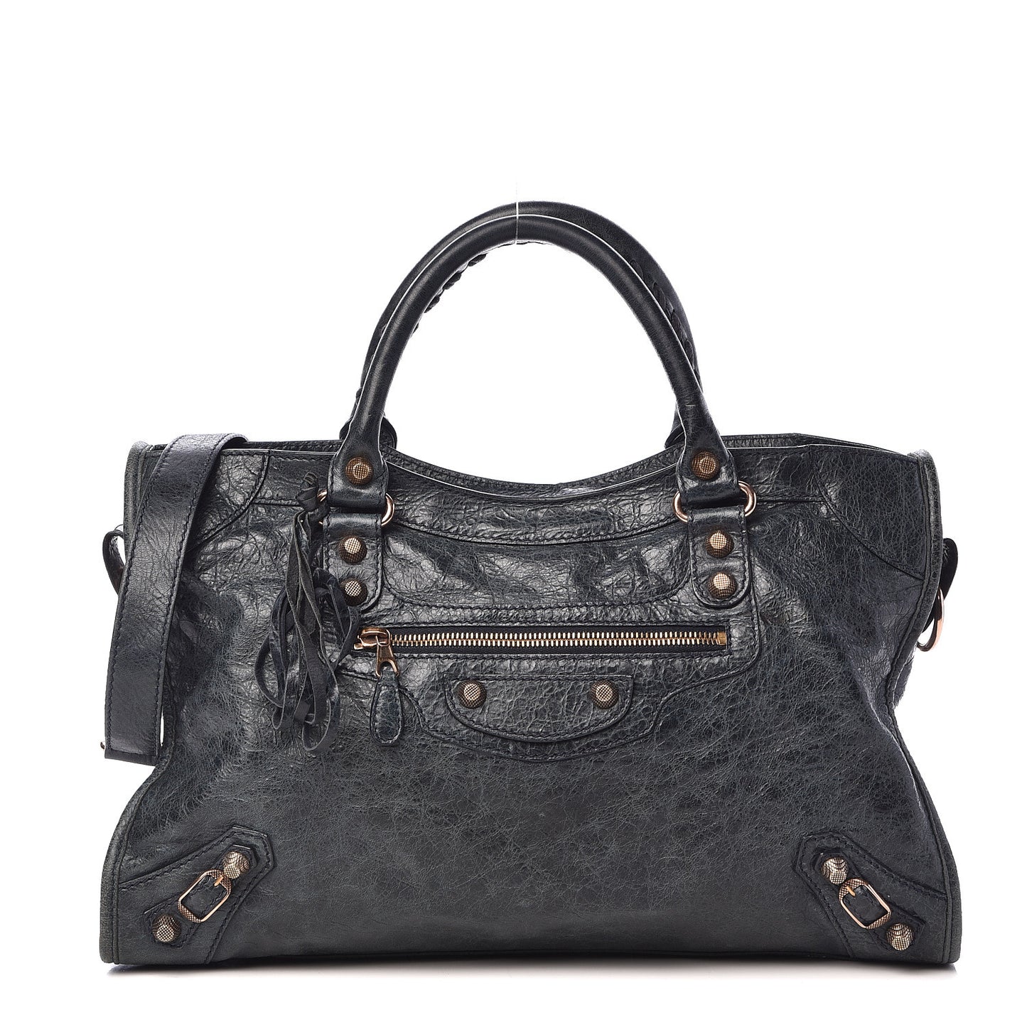 Agneau Giant 12 Rose Gold Hardware City Dark Night