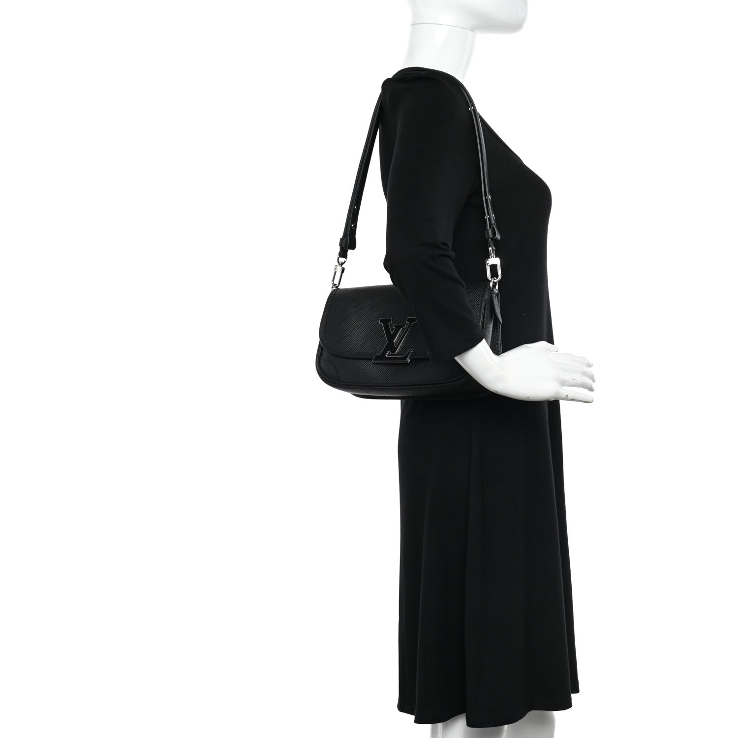 Louis Vuitton Epi Buci Crossbody Black 2 of 10