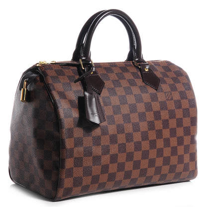 Louis Vuitton Damier Ebene Speedy 30 3 of 7