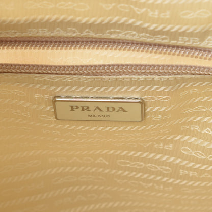 Prada Tessuto Nylon Saffiano Robot Bucket Tote Bianco 8 of 9