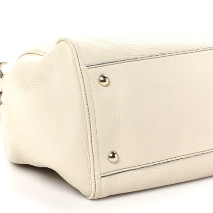 Gucci Pebbled Calfskin Medium Soho Shoulder Bag Off White 9 of 10