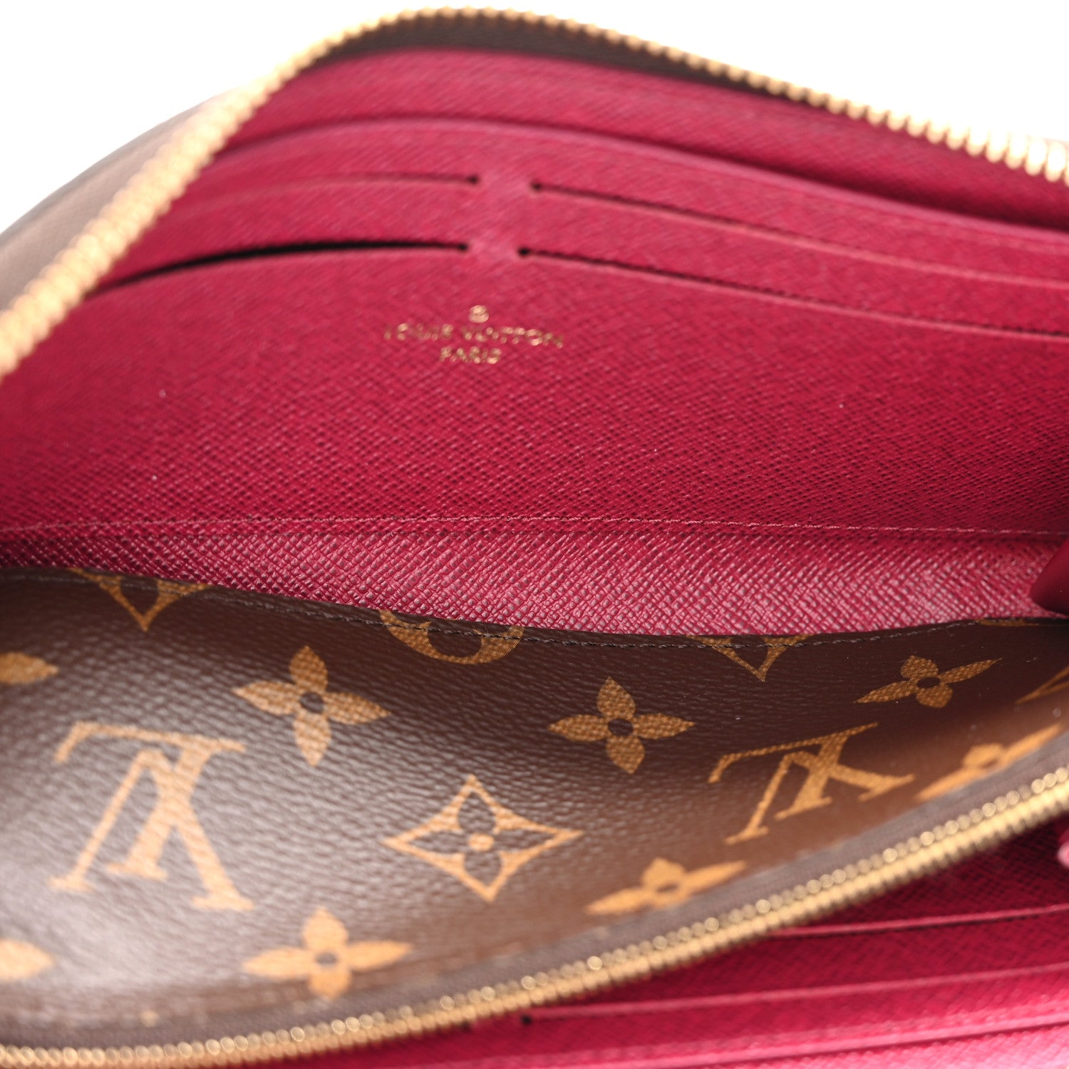 Louis Vuitton Monogram Clemence Wallet Fuchsia 5 of 10