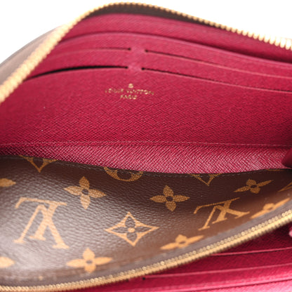 Louis Vuitton Monogram Clemence Wallet Fuchsia 5 of 10