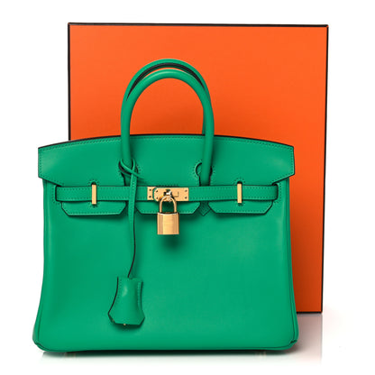 Hermes Swift Birkin 25 Menthe 35 of 35