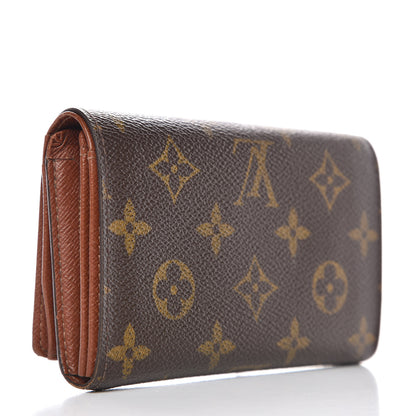 Louis Vuitton Monogram Porte-Monnaie Tresor Wallet 3 of 11