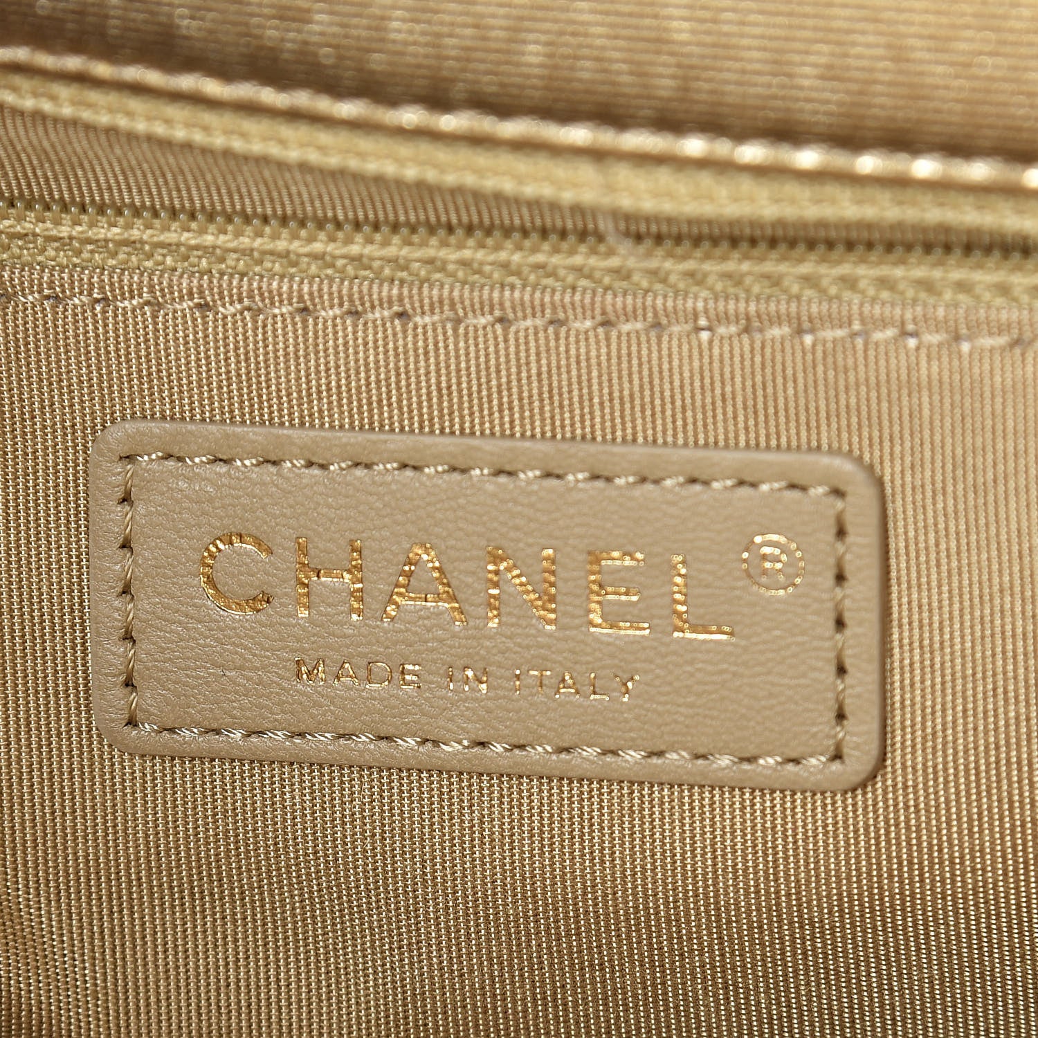 Chanel Metallic Sheepskin Thin Striped Small Single Flap Multicolor Gold 6 of 10