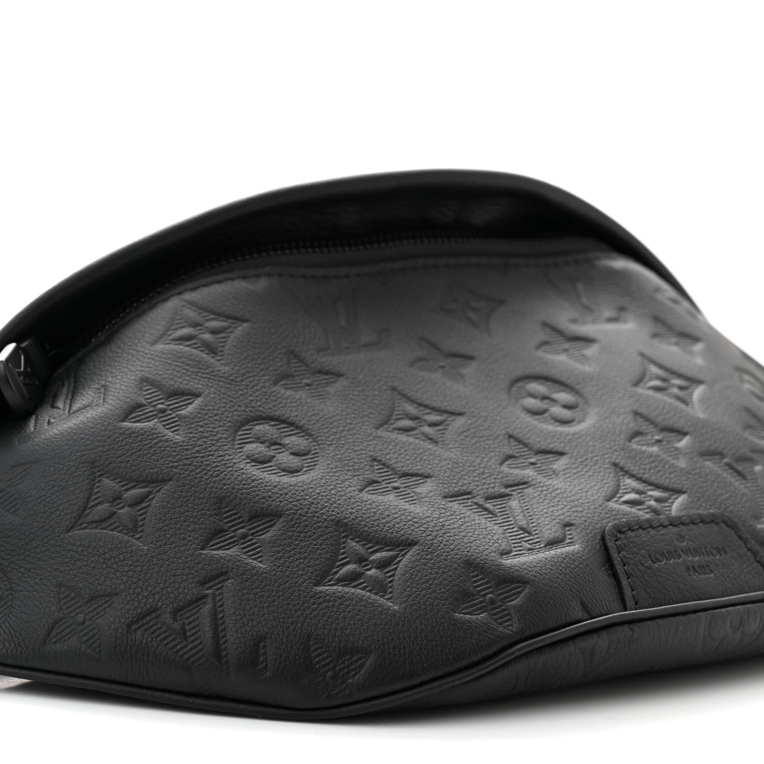 Louis Vuitton Calfskin Monogram Shadow Discovery Bumbag Black 8 of 9