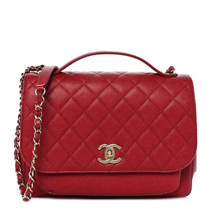 Chanel Caviar Quilted Large Business Affinity Flap Red 1 of 10