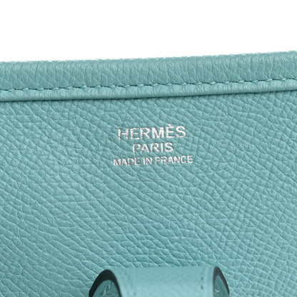 Hermes Epsom Evelyne III PM Bleu Atoll 6 of 12