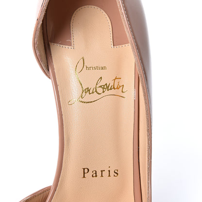 Christian Louboutin Patent Iriza 100 Pumps 38 Nude 7 of 10