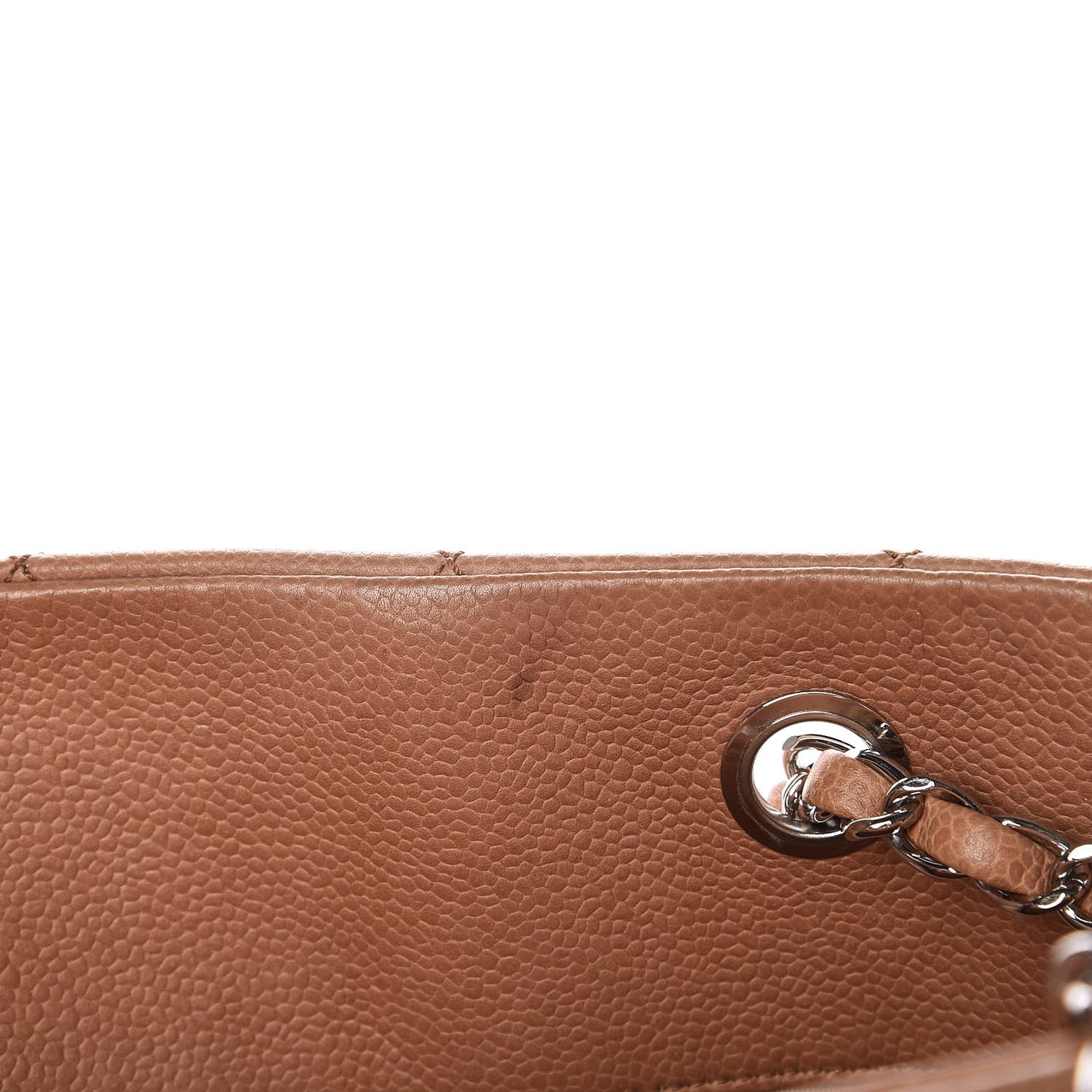 Caviar CC Timeless Tote Beige