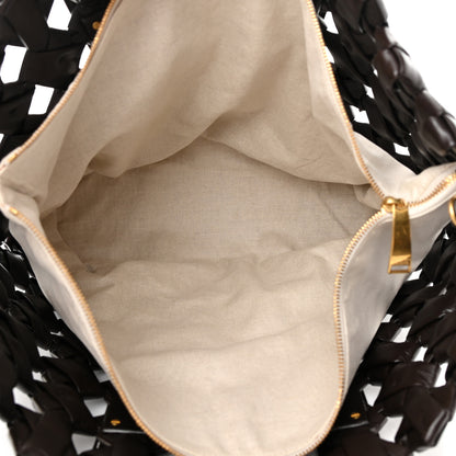Bottega Veneta Nappa Intrecciato Linen Medium North South Tote Fondant 6 of 13
