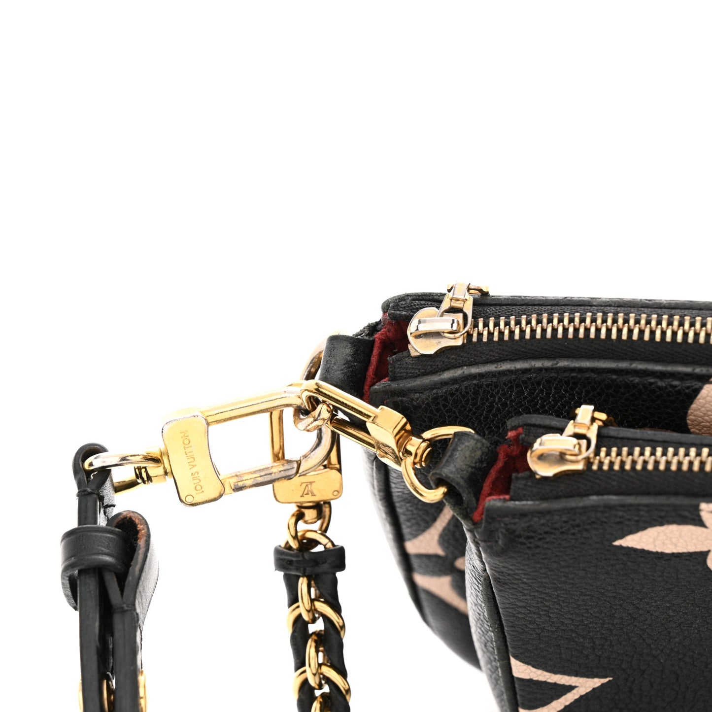 Empreinte Monogram Giant Multi Pochette Accessories Black Beige