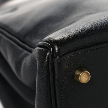 Hermes Evercalf Kelly Retourne 28 Black 11 of 15