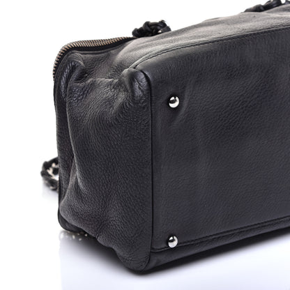Chanel Deerskin Luxe Ligne Bowler Black 6 of 10