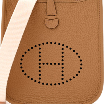 Hermes Taurillon Clemence Amazone Evelyne TPM Biscuit Nata 8 of 11