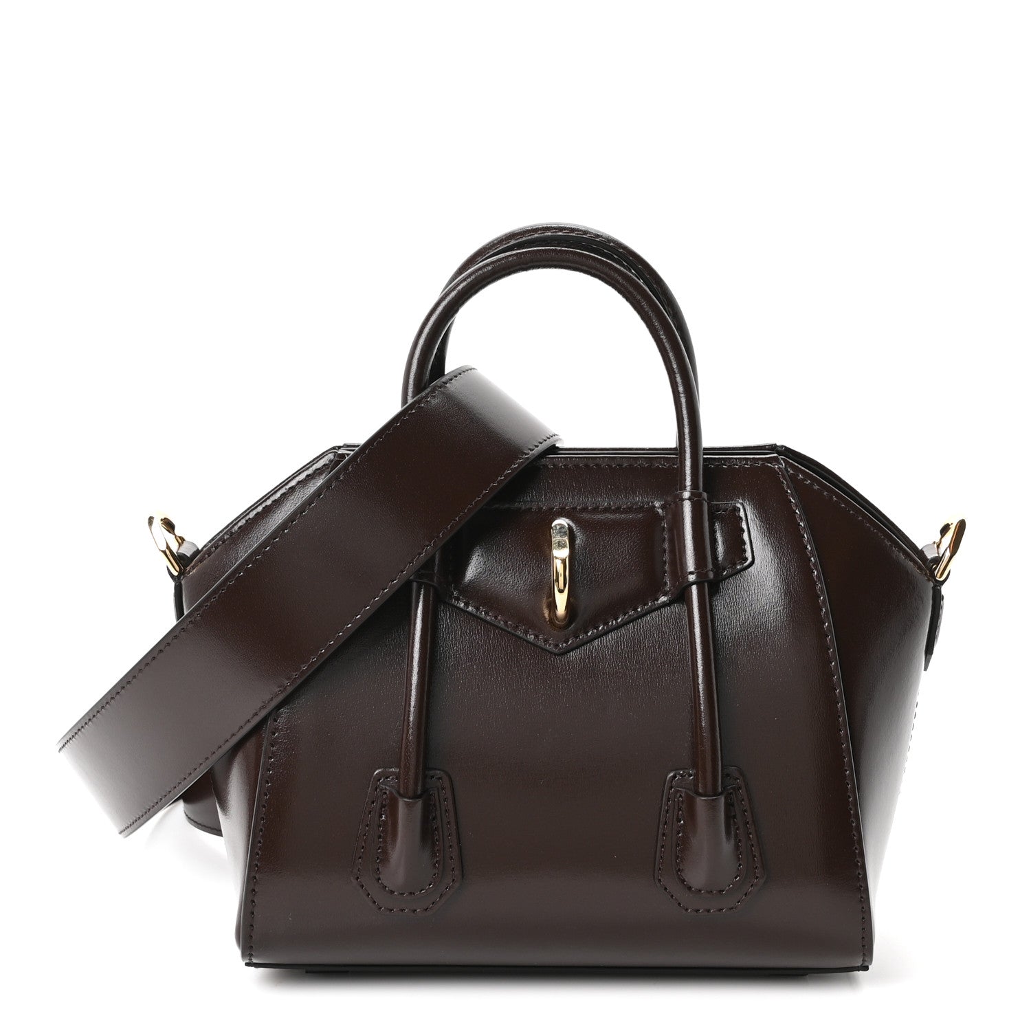 Givenchy Box Calfskin Mini Lock Antigona Oxblood Red 1 of 9