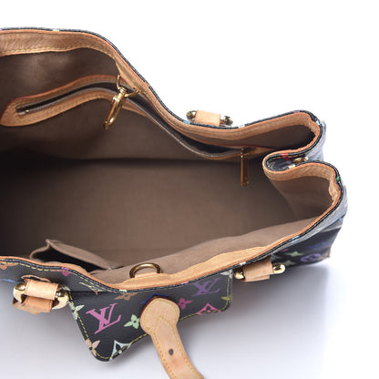 Louis Vuitton Monogram Multicolor Aurelia MM Black 5 of 8