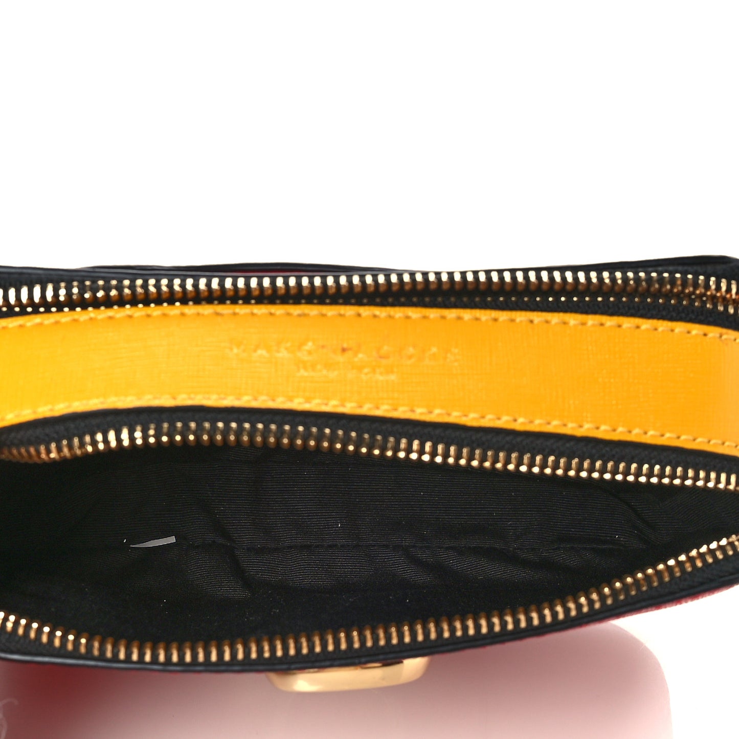 Calfskin Snapshot Double Zip Small Camera Bag Multi