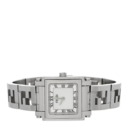Fendi Stainless Steel 24mm Quadro Quartz Watch 2 of 7