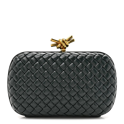 Bottega Veneta Nappa Intrecciato Knot Clutch Inkwell 1 of 10