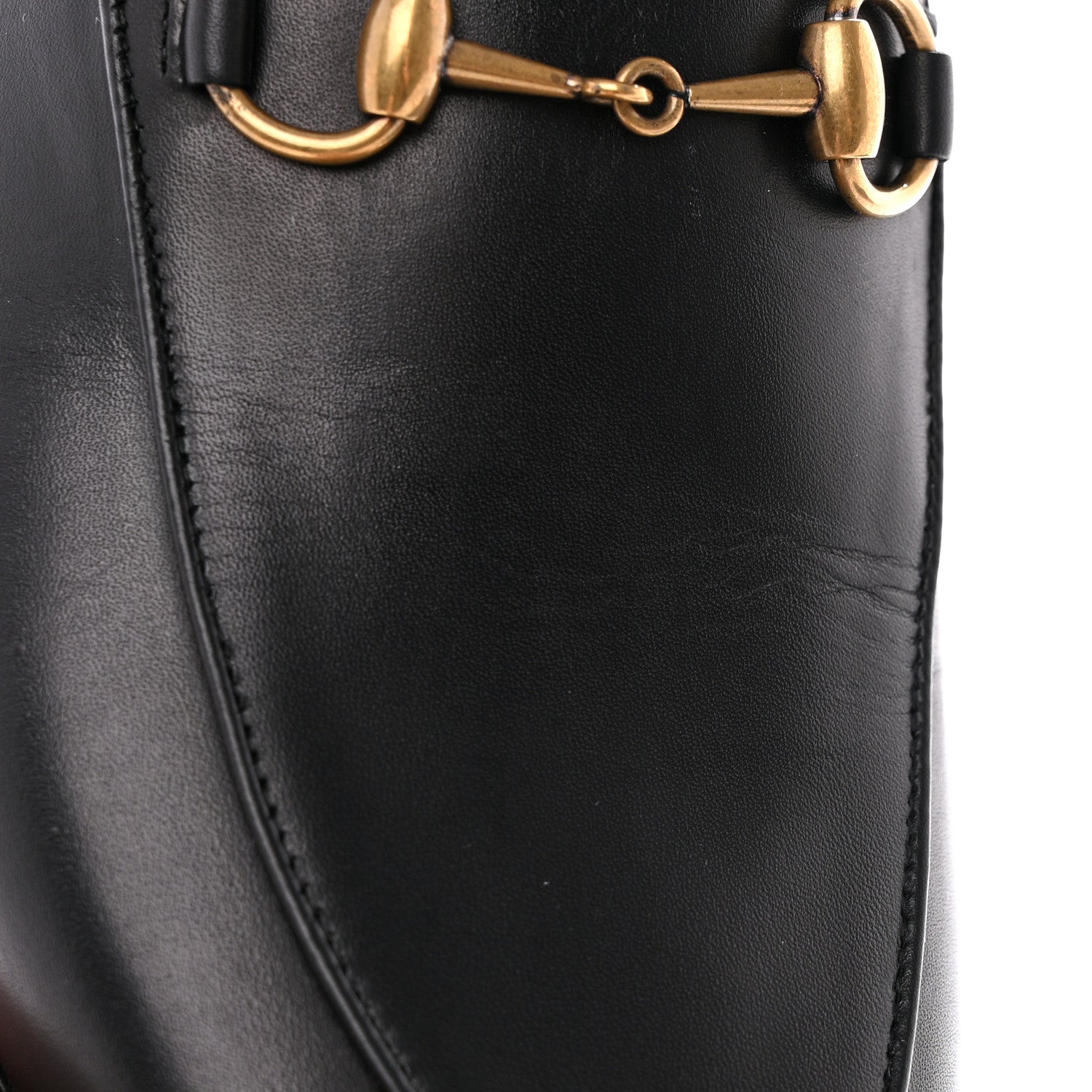 Gucci Calfskin Womens Princetown Slippers 37 Black 13 of 14