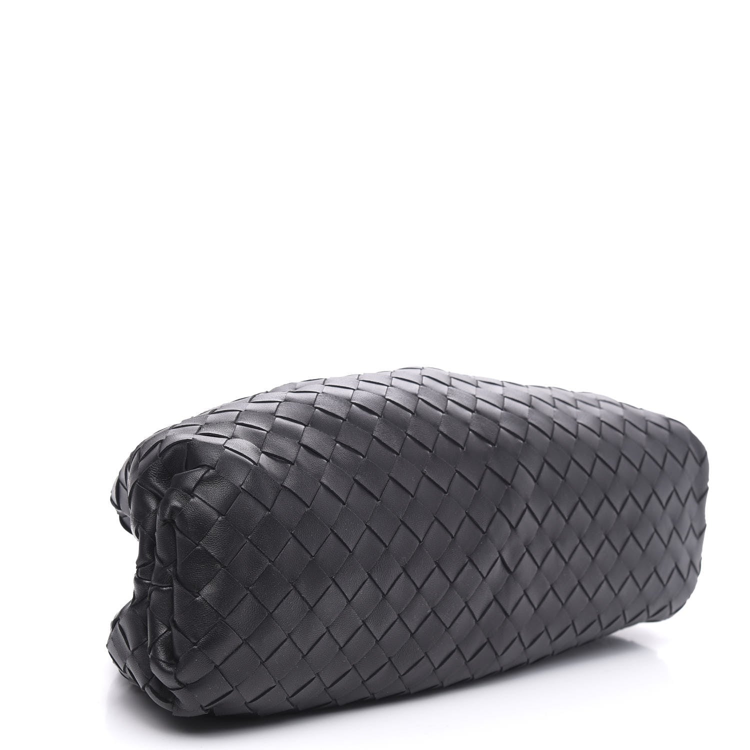 Bottega Veneta Nappa Maxi Intreccio The Pouch Oversized Clutch Black 4 of 10