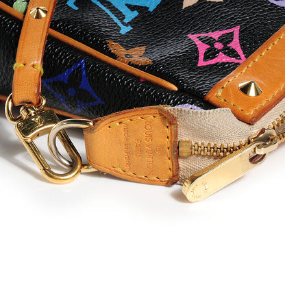 Louis Vuitton Monogram Multicolor Pochette Accessories Black 7 of 7