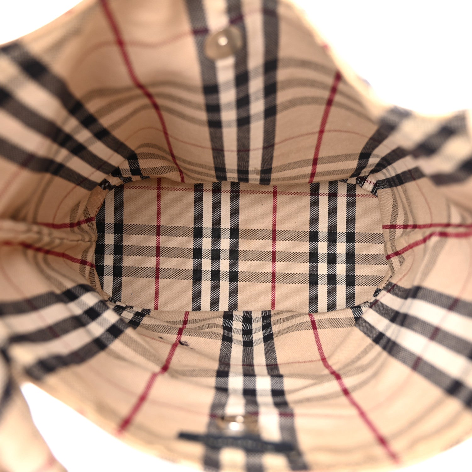 Burberry House Check Espadrille Bucket Bag Beige 5 of 13