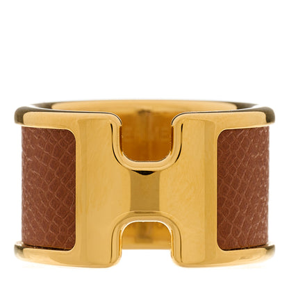 Hermes Madame Calfskin Large Olympe Ring S Gold 1 of 5
