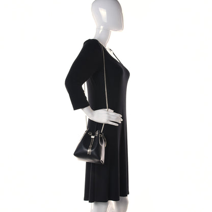 Jimmy Choo Calfskin Bon Bon Bag Bucket Bag Black 2 of 13