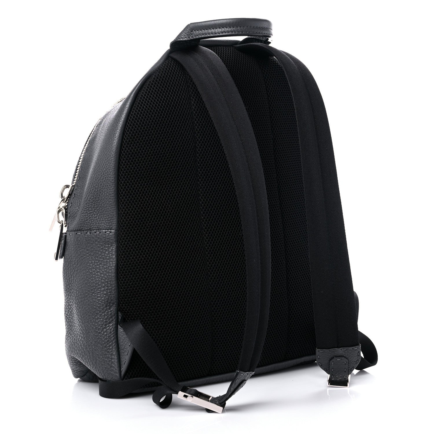 Fendi Calfskin Romano Selleria Faces No Words Emoticon Backpack Aslfalto 2 of 13