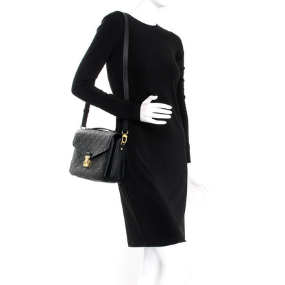 Louis Vuitton Empreinte Pochette Metis Black 2 of 9