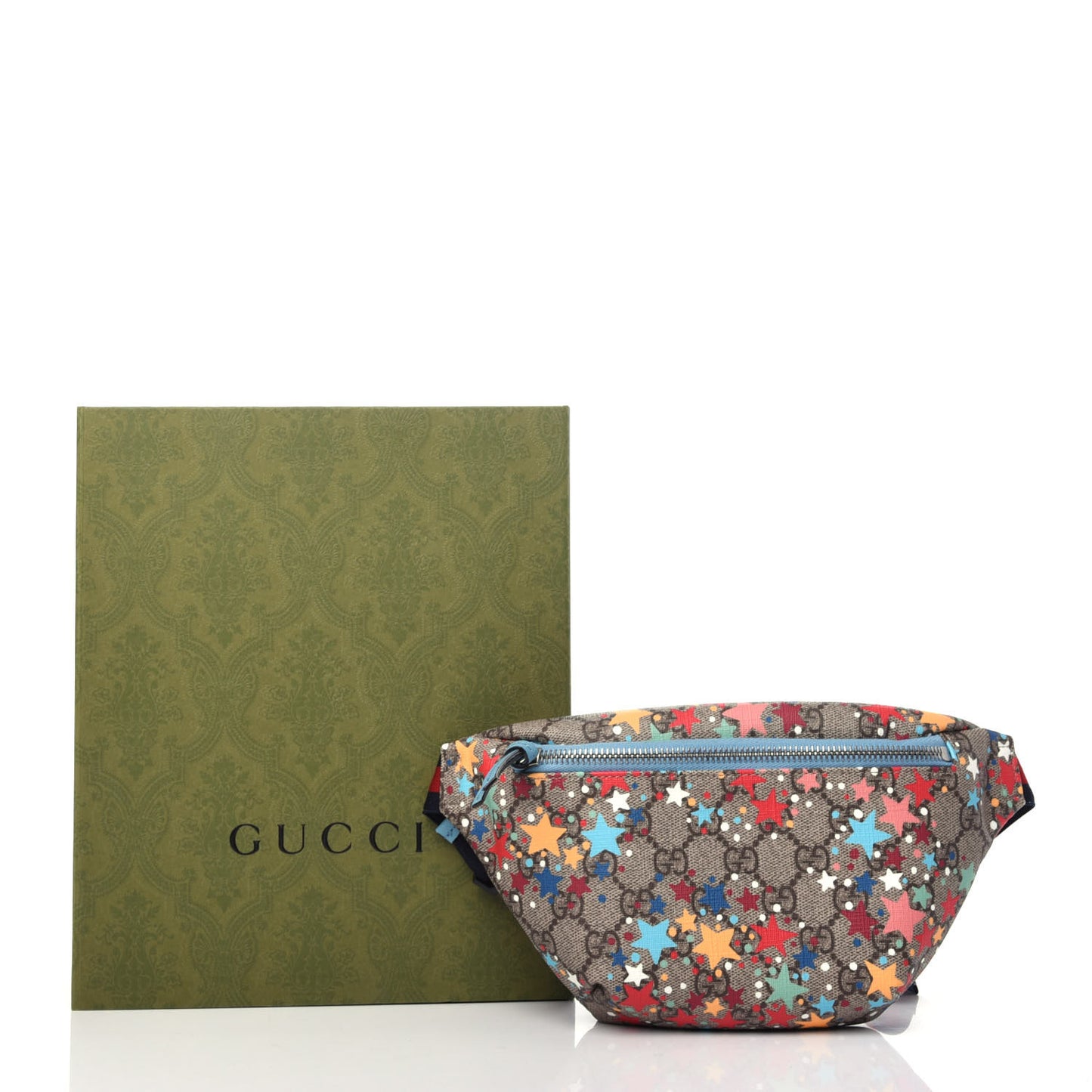 GG Supreme Monogram Childrens Star Print Belt Bag Multicolor