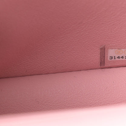 Chanel Lambskin Quilted Mini Rectangular Flap Pink 7 of 11
