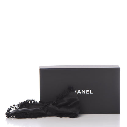 Chanel Satin Lace CC Bow Brooch Black 5 of 5