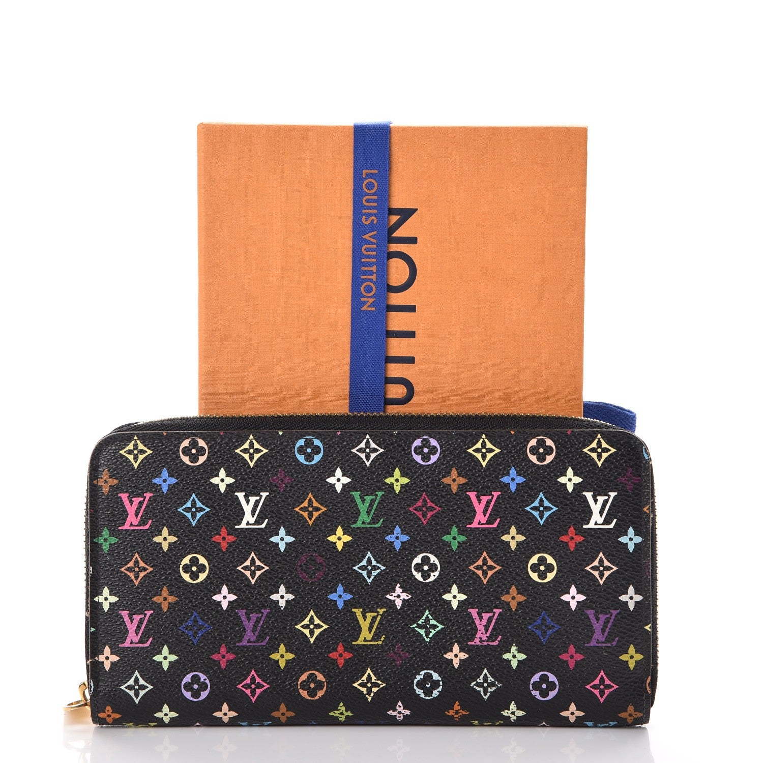 Louis Vuitton Monogram Multicolor Zippy Wallet Black Grenade 12 of 12
