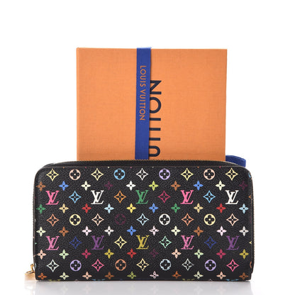 Louis Vuitton Monogram Multicolor Zippy Wallet Black Grenade 12 of 12