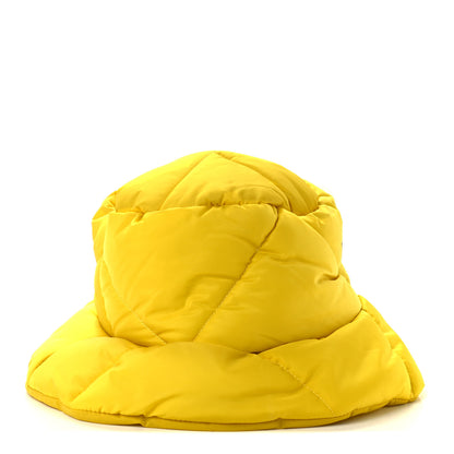 Prada Re-Nylon Mens Padded Bucket Hat XL Giallo 4 of 8