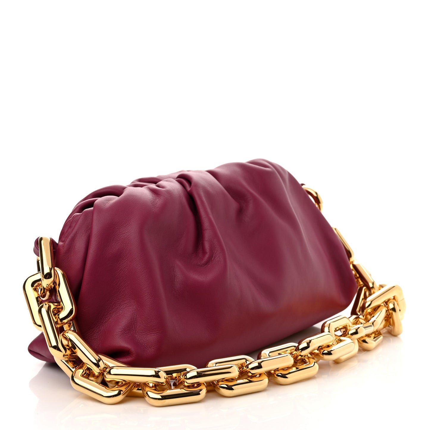 Calfskin The Pouch Chain Cinnabar
