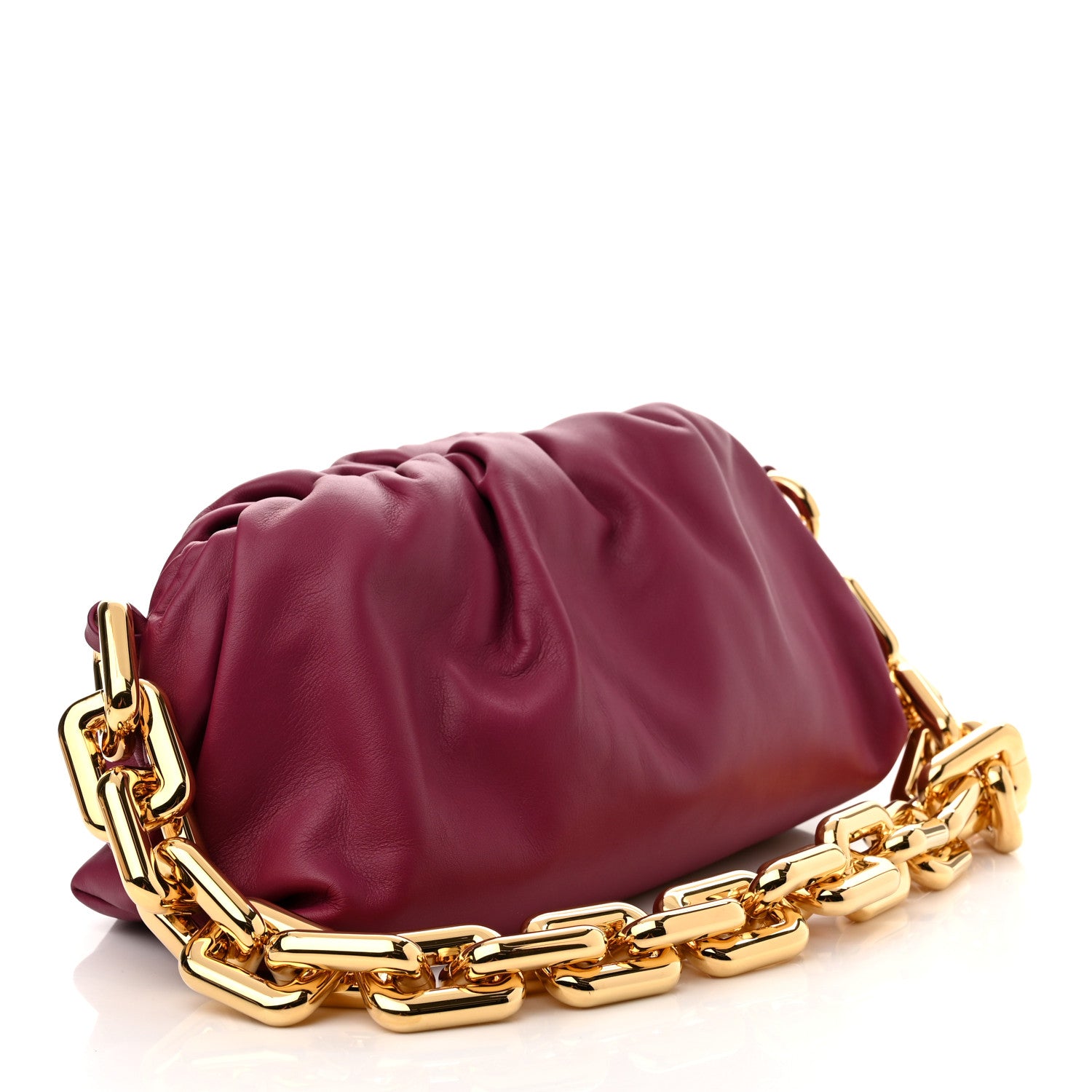 Bottega Veneta Calfskin The Pouch Chain Cinnabar 3 of 10