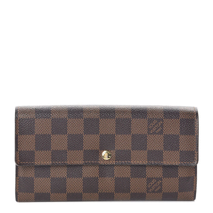 Louis Vuitton Damier Ebene Sarah Wallet 1 of 6