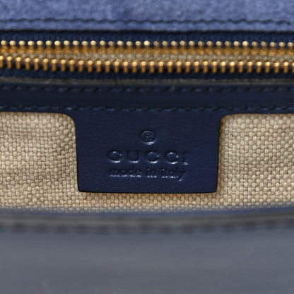 Gucci Soft Patent Medium Soho Clutch Uniform Blue 7 of 10