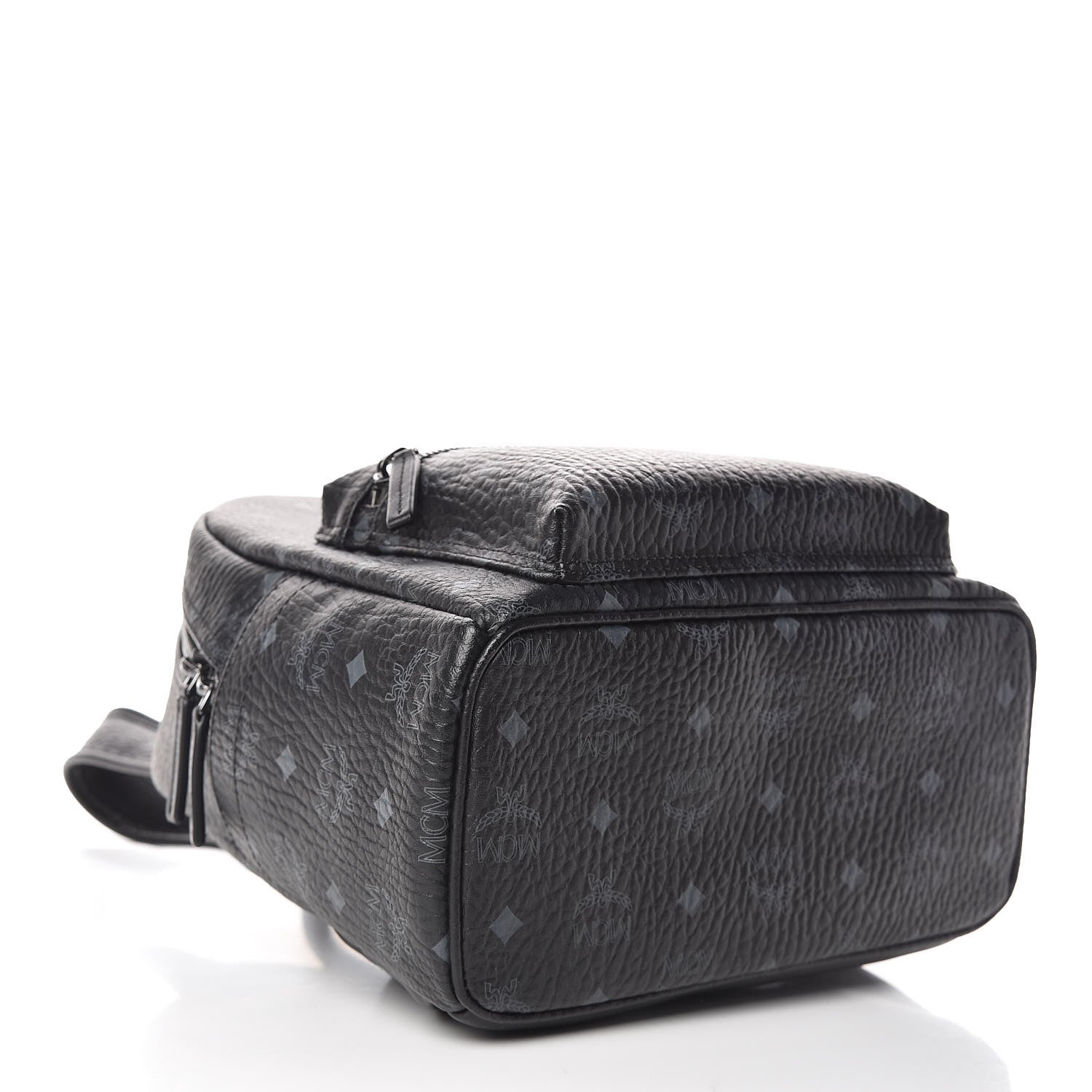 MCM Visetos Small Stark Backpack Black 4 of 10
