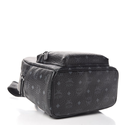 MCM Visetos Small Stark Backpack Black 4 of 10