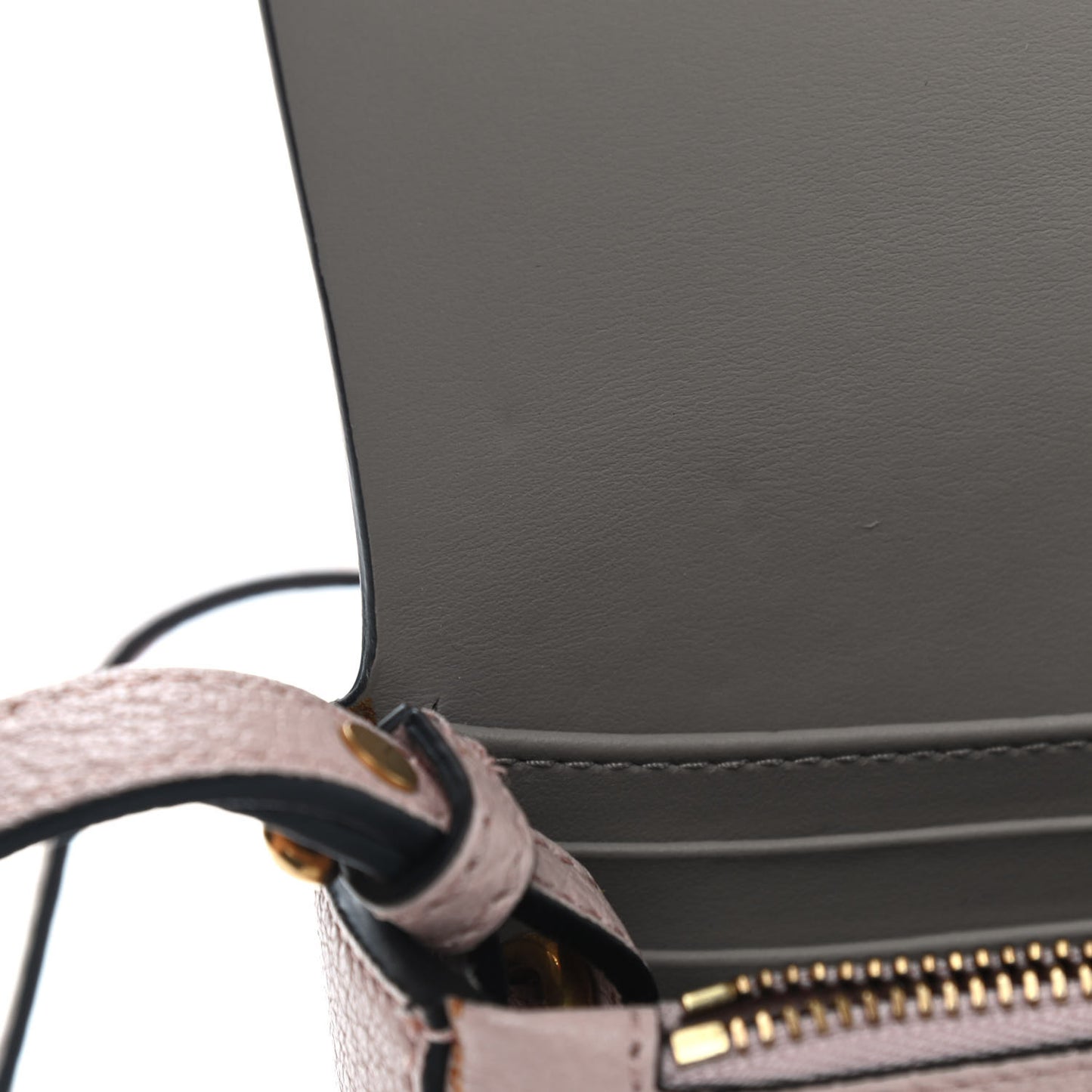 Goatskin Hampshire Crossbody Pale Ash Rose