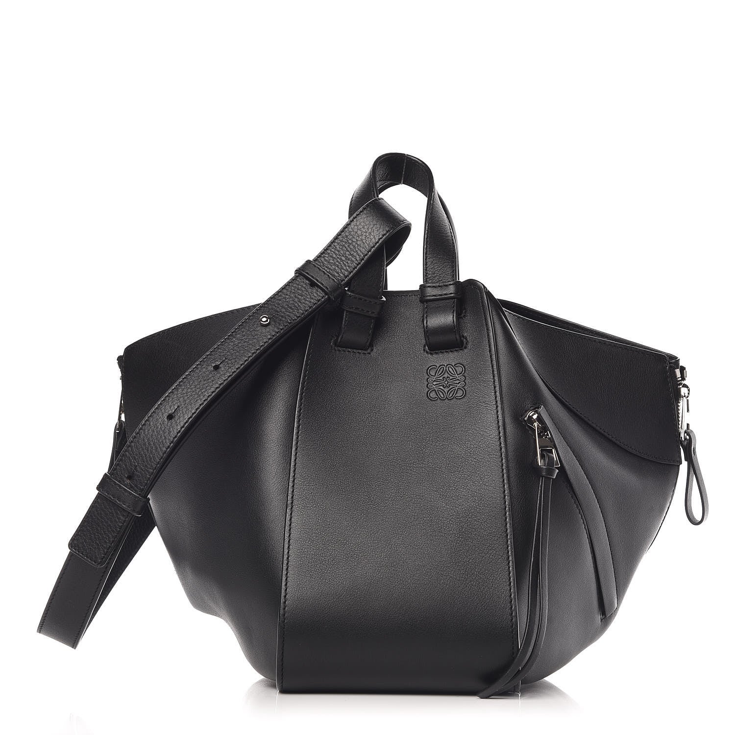 Loewe Calfskin Small Hammock Shoulder Bag Black 1 of 9